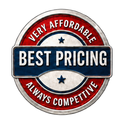 Best pricing – always competitive