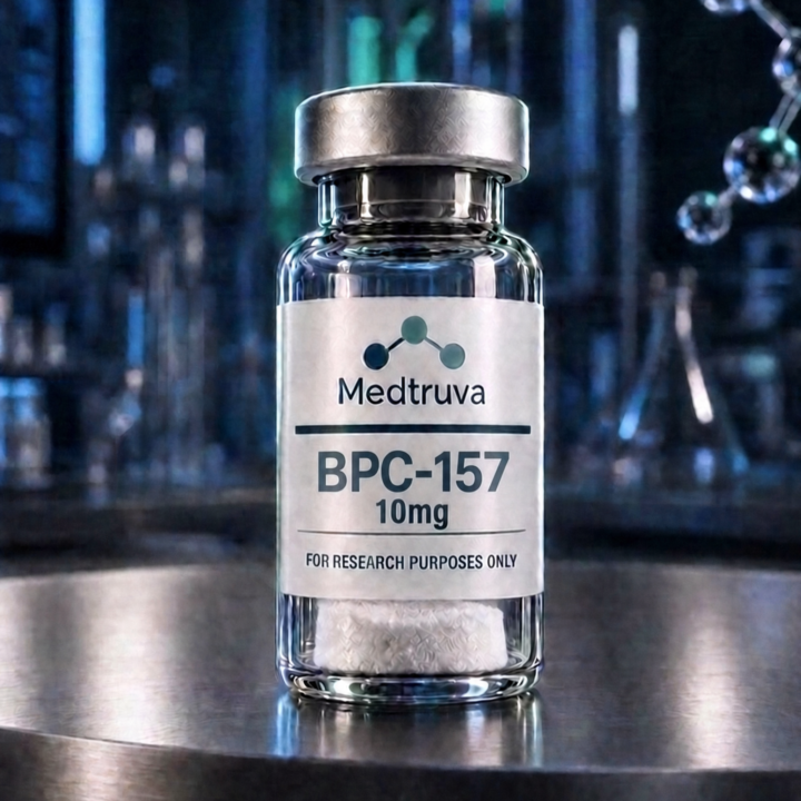 BPC-157 research peptide vial for laboratory studies