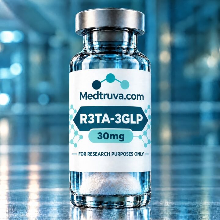 Medtruva RETA-GLP3 retatrutide 30mg research peptide vial